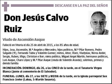 CALVO RUIZ,JESUS