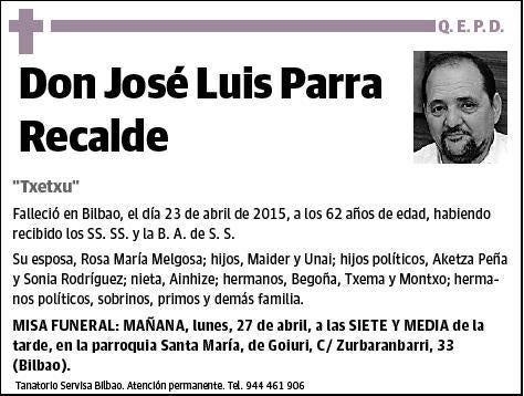 PARRA RECALDE,JOSE LUIS