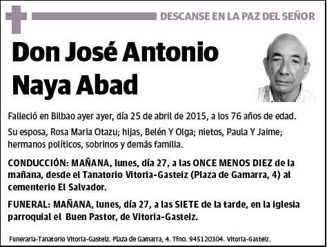 NAYA ABAD,JOSE ANTONIO