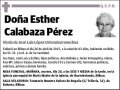 CALABAZA PEREZ,ESTHER