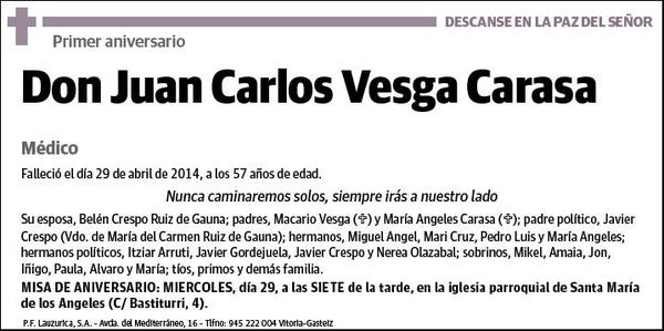 VESGA CARASA,JUAN CARLOS