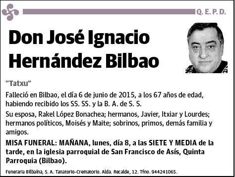 HERNANDEZ BILBAO,JOSE IGNACIO