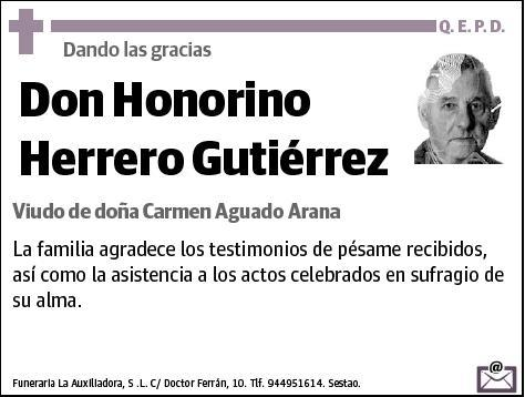 HERRERO GUTIERREZ,HONORINO