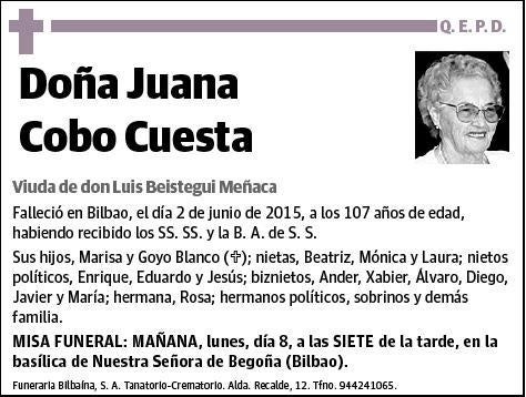 COVO CUESTA,JUANA