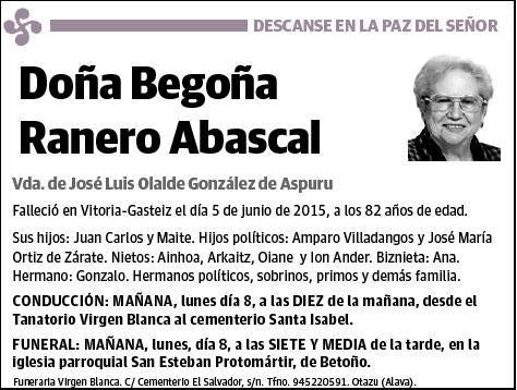 RANERO ABASCAL,BEGOÑA