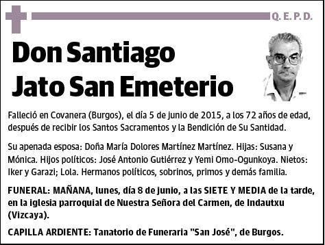 JATO SAN EMETERIO,SANTIAGO