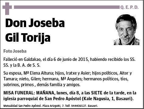 GIL TORIJA,JOSEBA