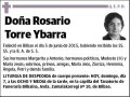 TORRE YBARRA,ROSARIO