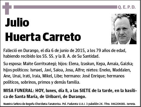 HUERTA CARRETO,JULIO