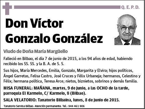 GONZALO GONZALEZ,VICTOR