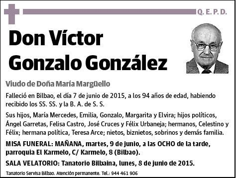 GONZALO GONZALEZ,VICTOR