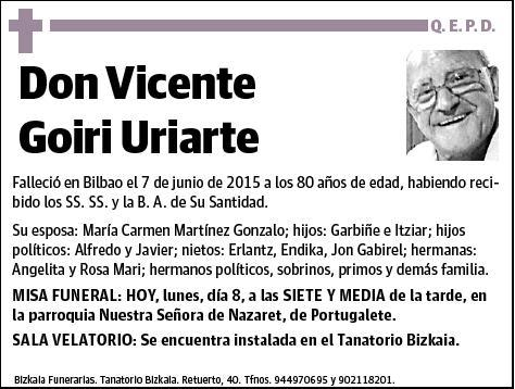 GOIRI URIARTE,VICENTE