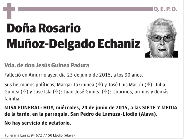 Rosario Muñoz-Delgado Echaniz
