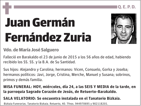 Juan Germán Fernández Zuria