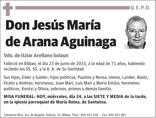 Jesús María de Arana Aguinaga