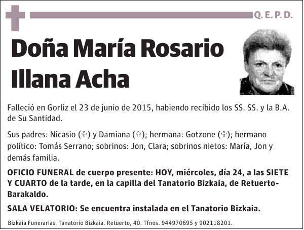 María Rosario Illana Acha