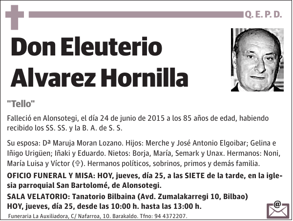 Eleuterio Alvarez Hornilla