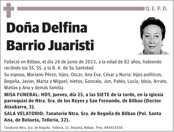 Delfina Barrio Juaristi