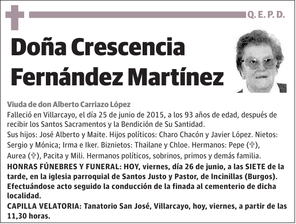 Crescencia Fernández Martínez