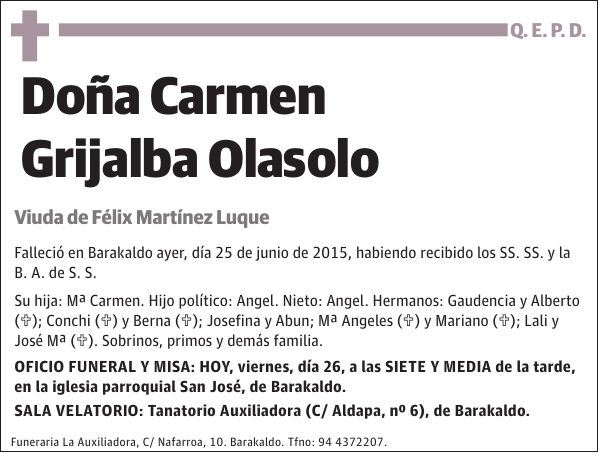 Carmen Grijalba Olasolo