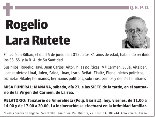 Rogelio Lara Rutete