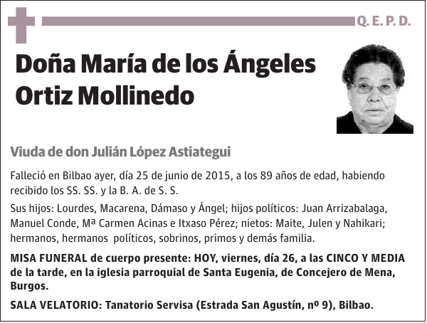 María de los Ángeles Ortiz Mollinedo