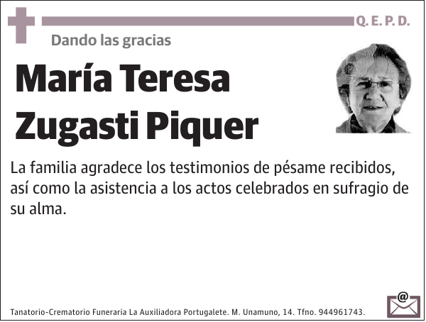 María Teresa Zugasti Piquer