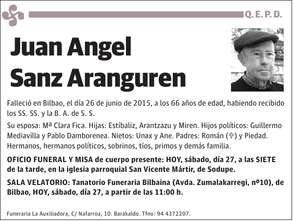 Juan Angel Sanz Aranguren