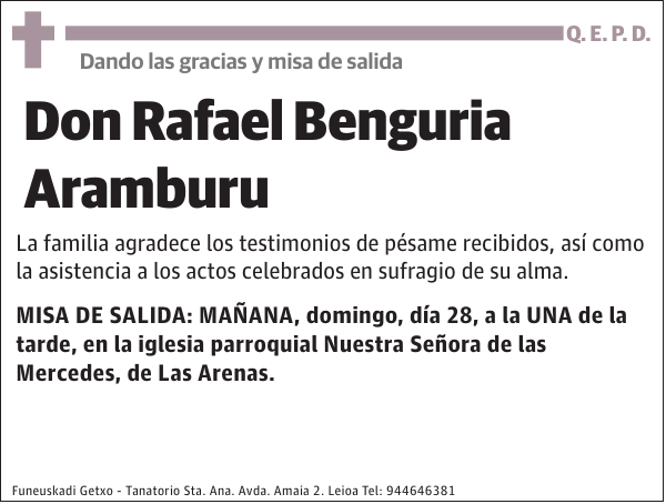 Rafael Benguria Aramburu