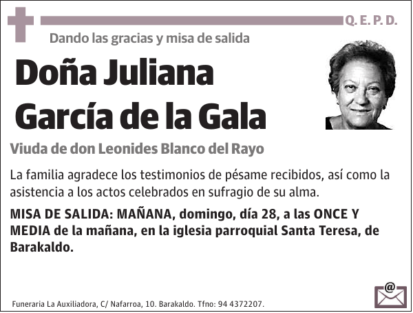 Juliana García de la Gala