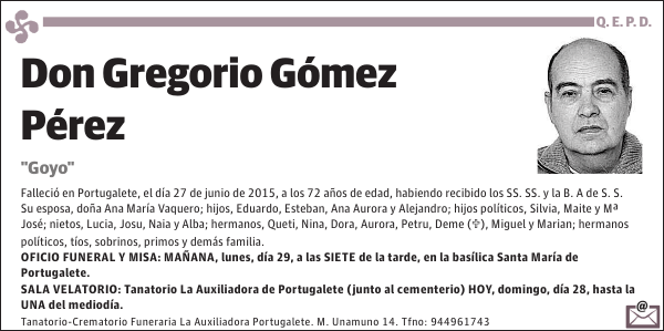 Gregorio Gómez Pérez