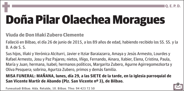 Pilar Olaechea Moragues