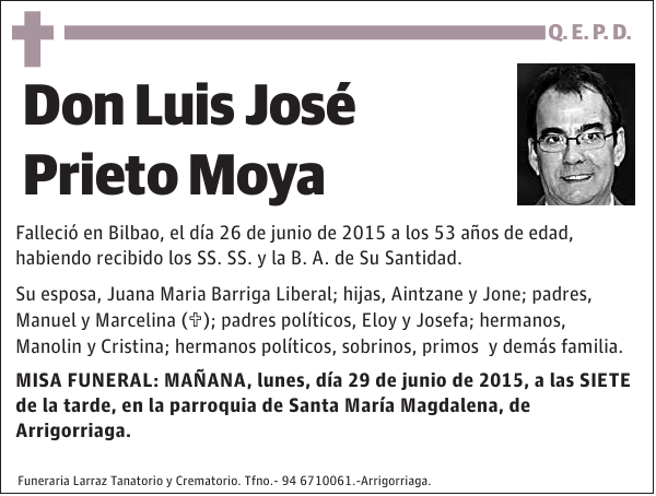 Luis José Prieto Moya