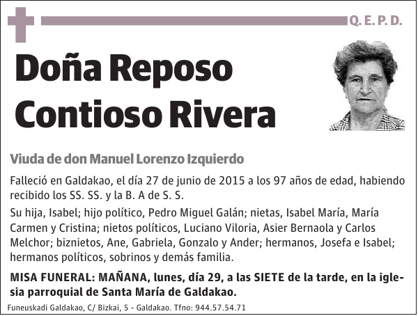 Reposo Contioso Rivera