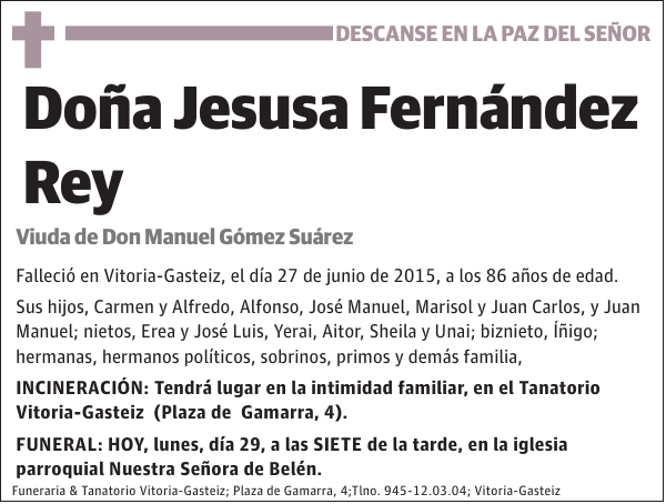 Jesusa Fernández Rey