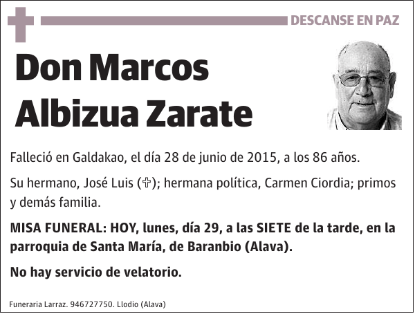 Marcos Albizua Zarate