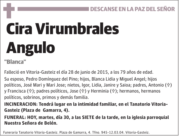 Cira Virumbrales Angulo