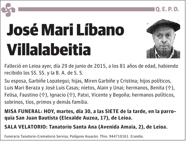 José Mari Líbano Villalabeitia