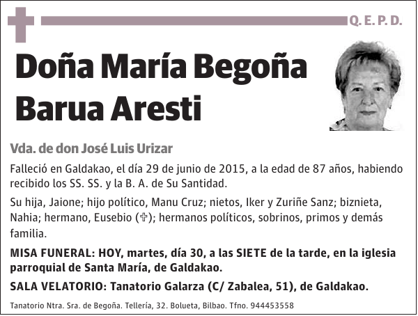 María Begoña Barua Aresti