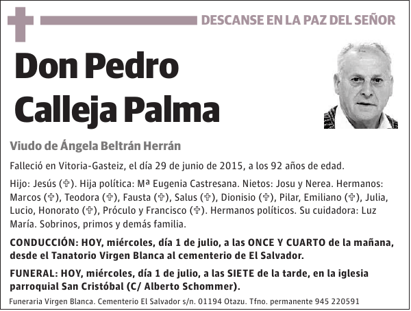 Pedro Calleja Palma