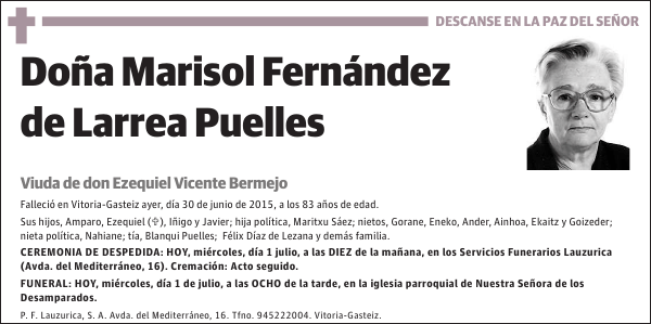 Marisol Fernández de Larrea Puelles