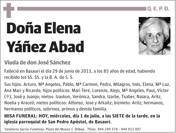 Elena Yáñez Abad