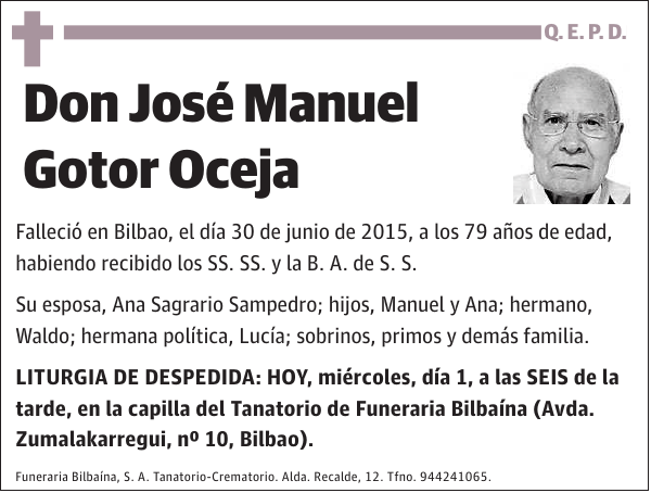 José Manuel Gotor Oceja