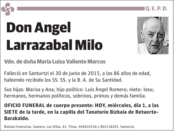 Angel Larrazabal Milo