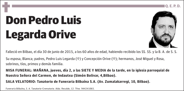 Pedro Luis Legarda Orive