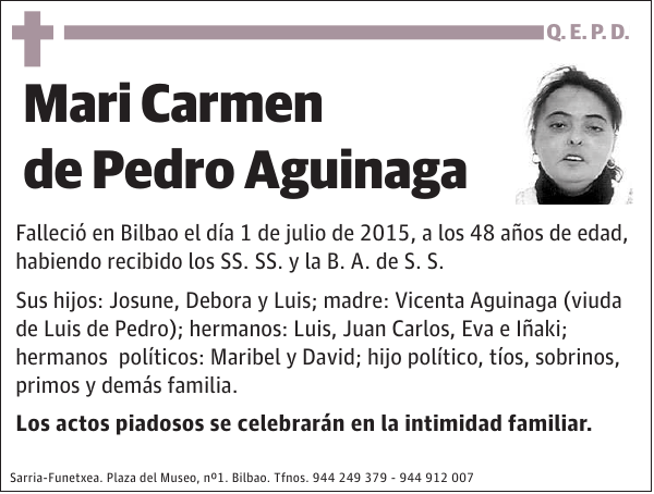 Mari Carmen de Pedro Aguinaga