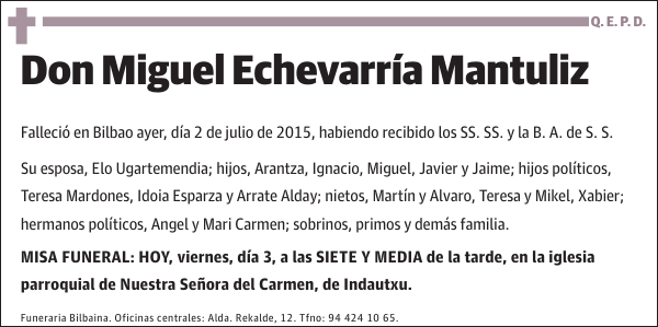 Miguel Echevarría Mantuliz