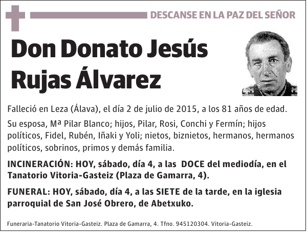 Donato Jesús Rujas Álvarez