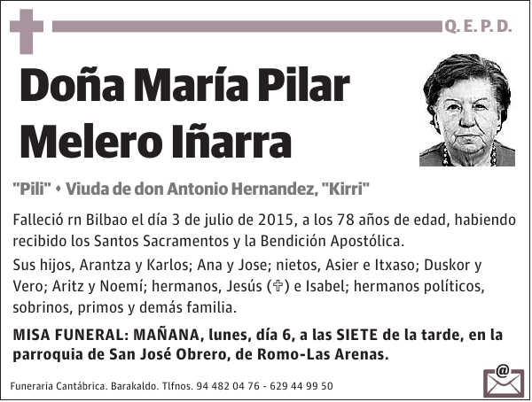 María Pilar Melero Iñarra