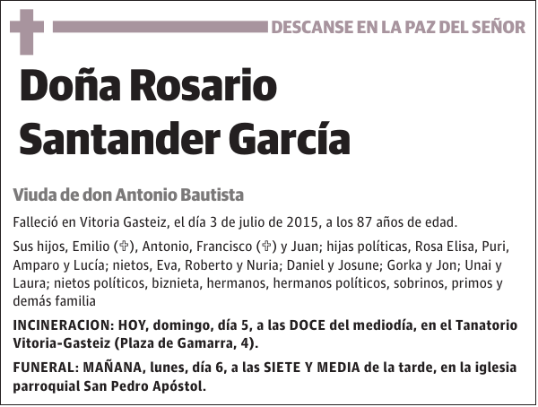 Rosario Santander García